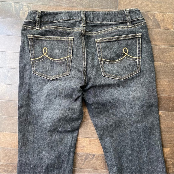 LOFT Faded Black/Gray Slim Boot Jeans Size 6 - Picture 7 of 10
